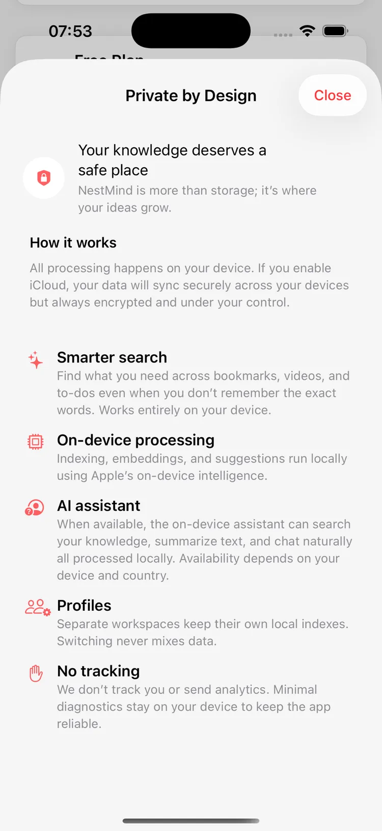 NestMind — Private by Design